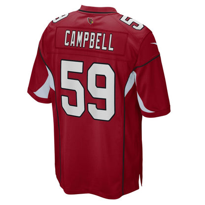 Arizona Cardinals Devondre Campbell Cardinal NFL jersey front view