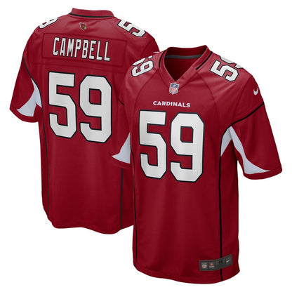 Arizona Cardinals Devondre Campbell Cardinal NFL jersey front view
