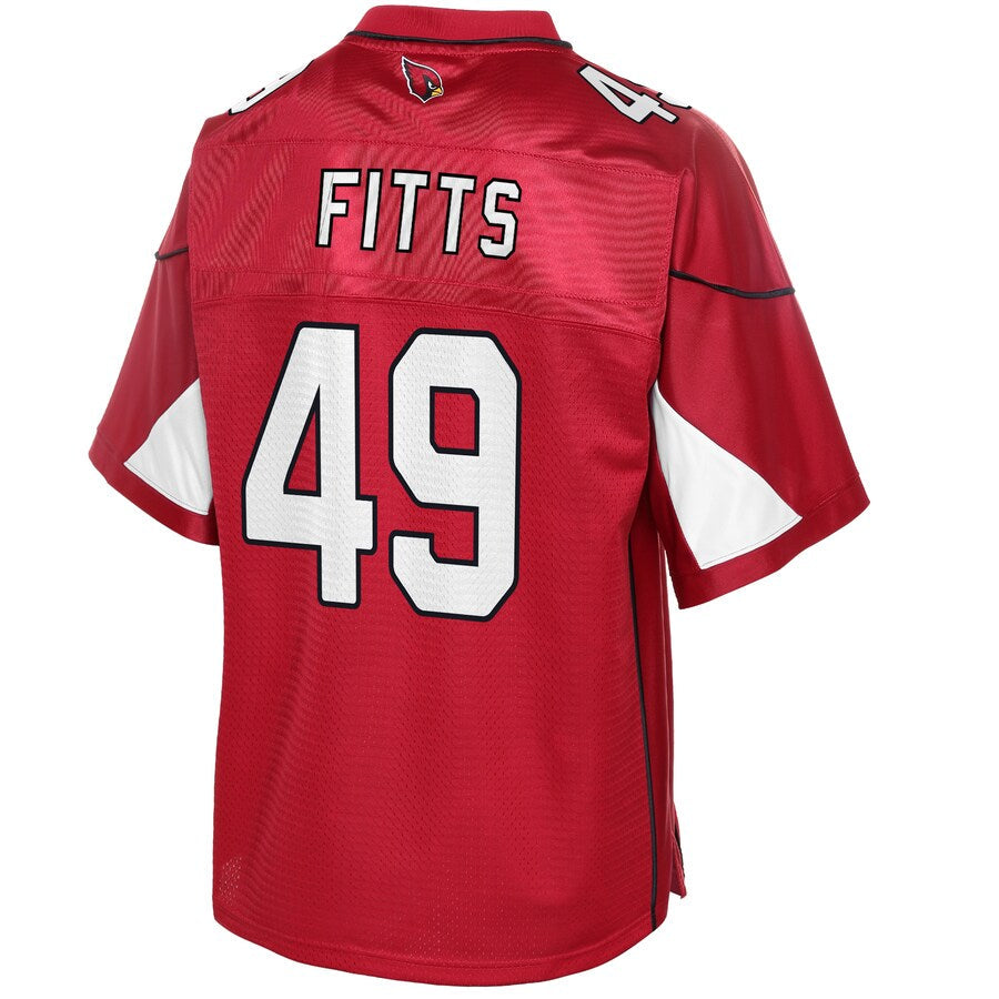 Arizona Cardinals Kylie Fitts Cardinal Big Tall NFL jersey front view