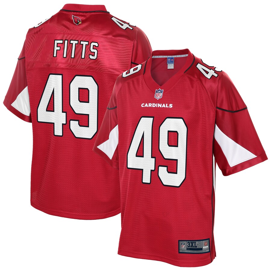 Arizona Cardinals Kylie Fitts Cardinal Big Tall NFL jersey front view