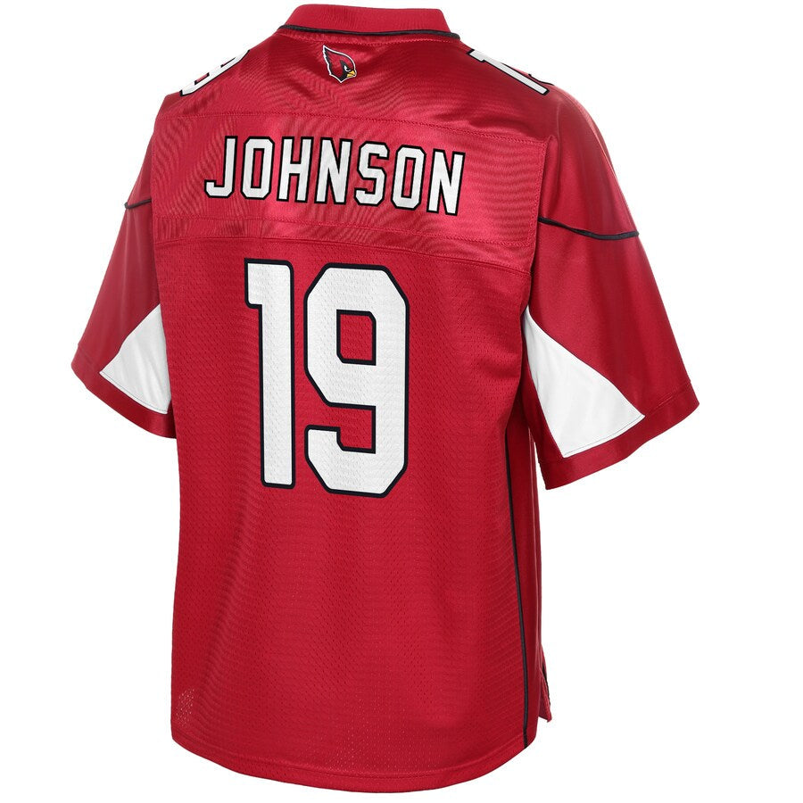 Arizona Cardinals Keesean Johnson Cardinal NFL jersey front view