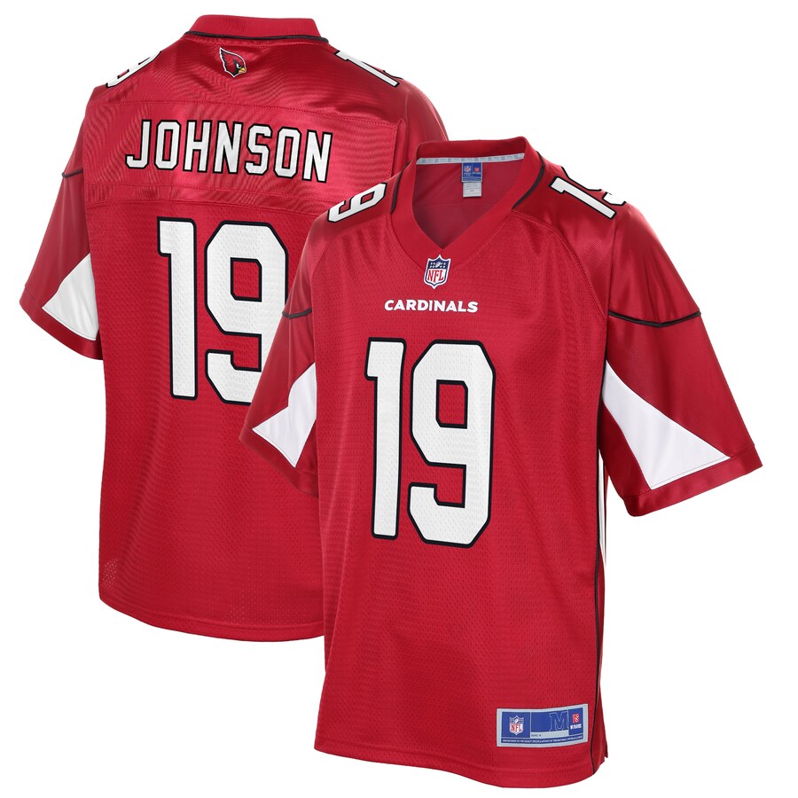 Arizona Cardinals Keesean Johnson Cardinal NFL jersey front view