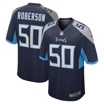 Tennessee Titans Derick Roberson NFL jersey front view