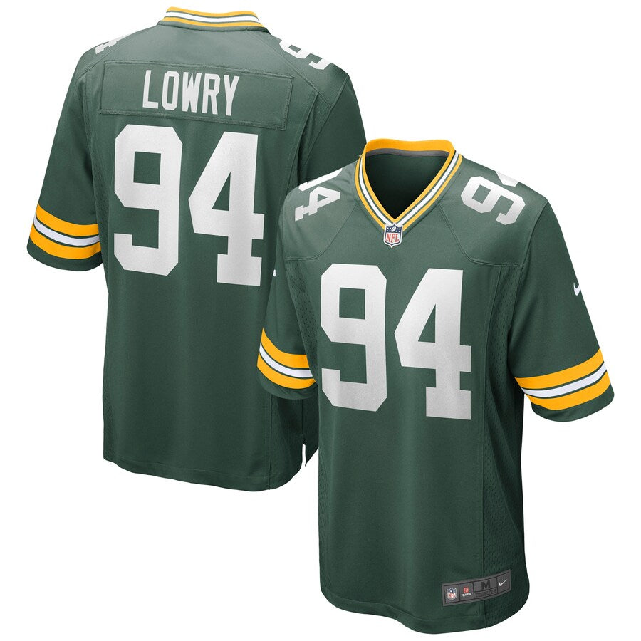 Green Bay Packers Dean Lowry NFL jersey front view