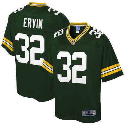 Green Bay Packers Tyler Ervin Big Tall NFL jersey front view