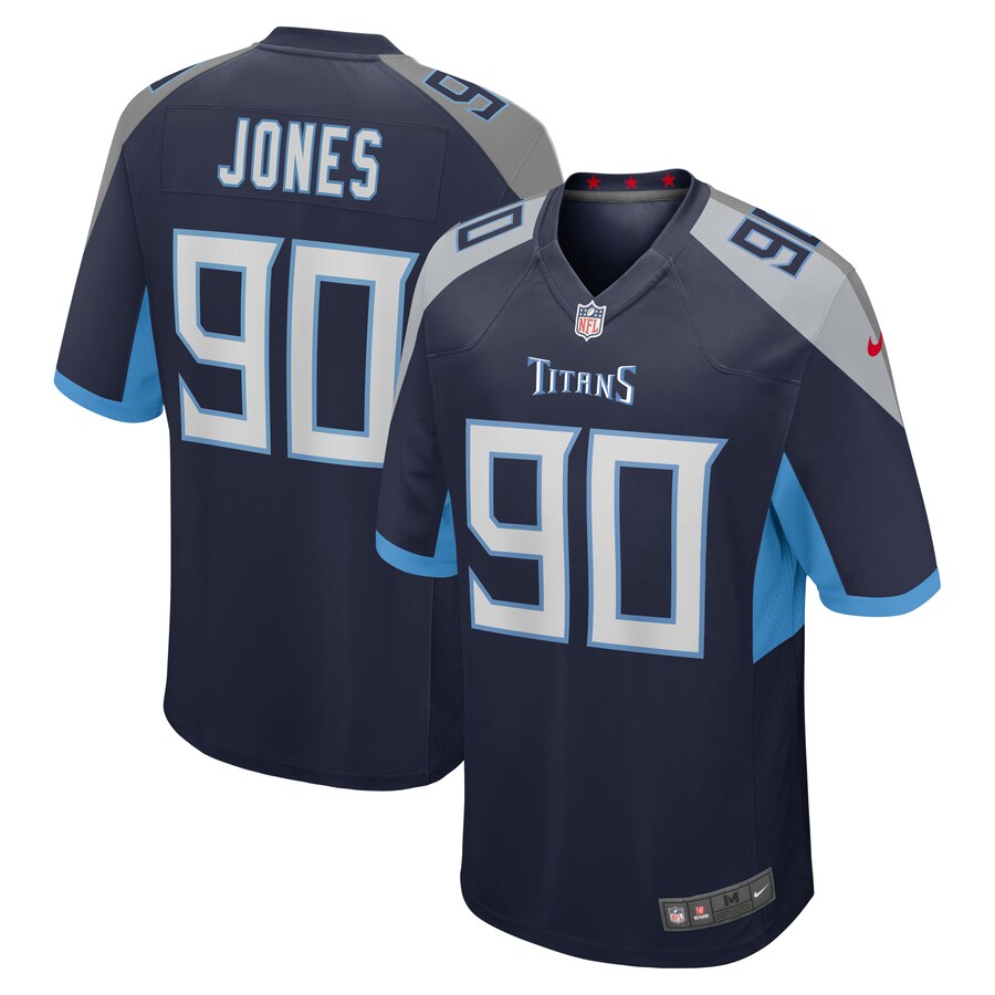 Tennessee Titans Daquan Jones NFL jersey front view