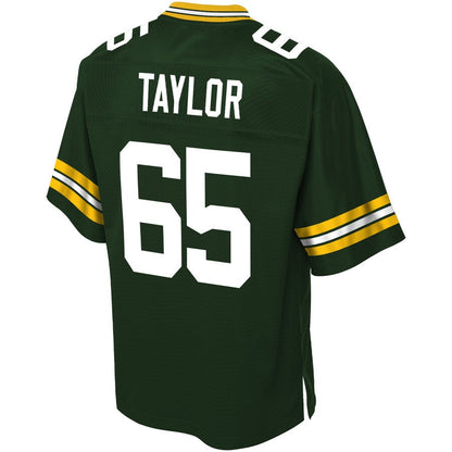 Green Bay Packers Lane Taylor Big Tall NFL jersey front view