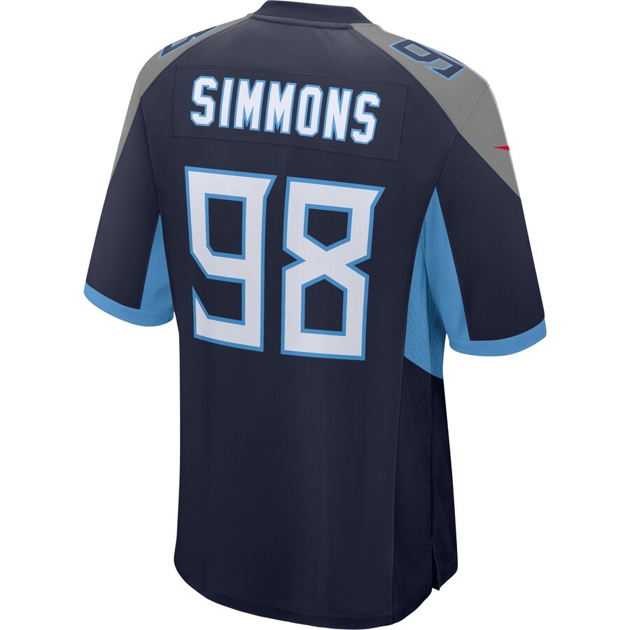 Tennessee Titans Jeffery Simmons NFL jersey front view