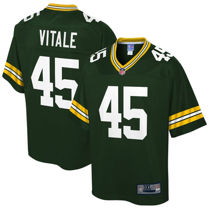 Green Bay Packers Danny Vitale Big Tall NFL jersey front view