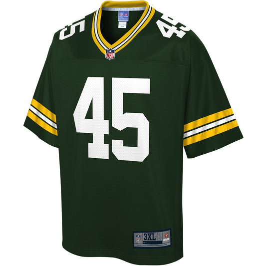 Green Bay Packers Danny Vitale Big Tall NFL jersey front view