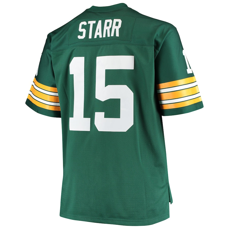 Green Bay Packers Bart Starr Big Tall NFL jersey front view