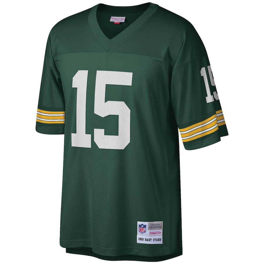 Green Bay Packers Bart Starr Legacy NFL jersey front view