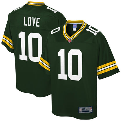 Green Bay Packers Love Big Tall NFL jersey front view