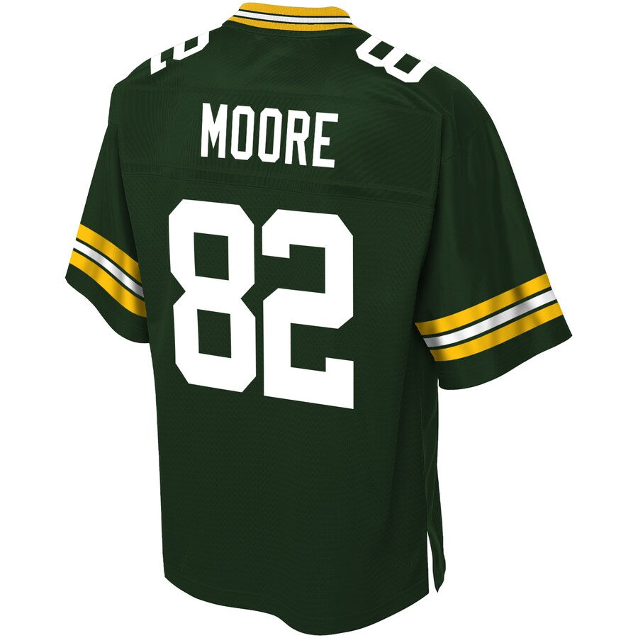 Green Bay Packers Jmon Moore Big Tall NFL jersey front view