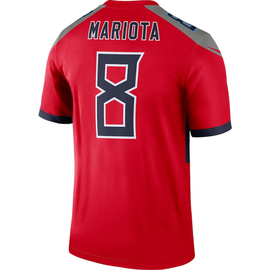 Tennessee Titans Marcus Mariota Inverted Legend NFL jersey front view