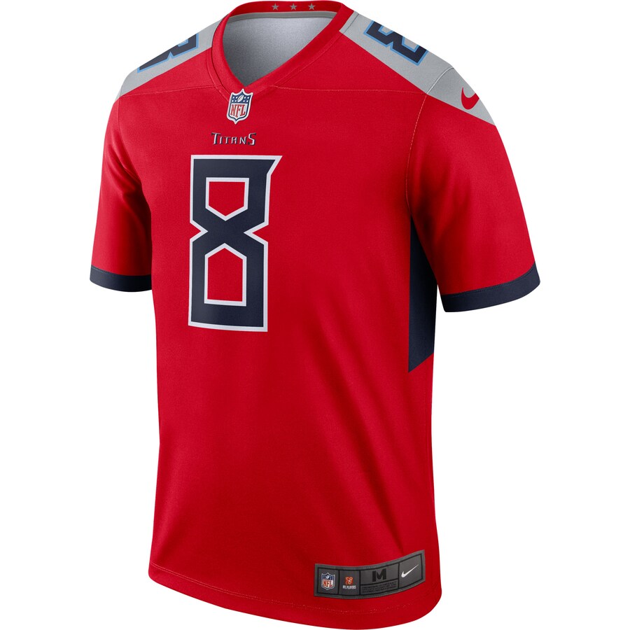 Tennessee Titans Marcus Mariota Inverted Legend NFL jersey front view