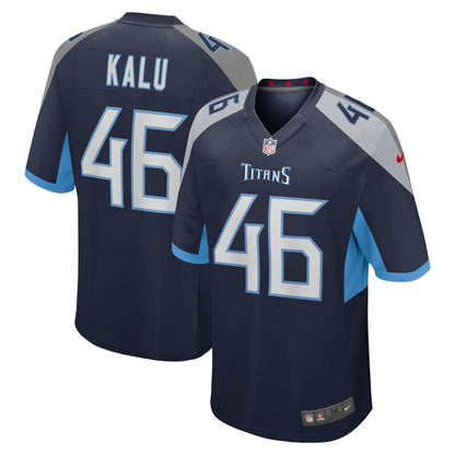 Tennessee Titans Joshua Kalu NFL jersey front view