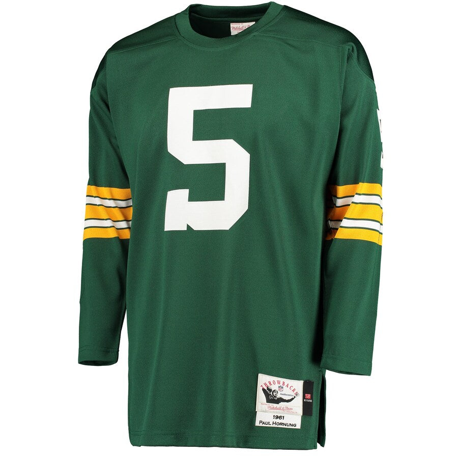 Green Bay Packers Paul Hornung NFL jersey front view