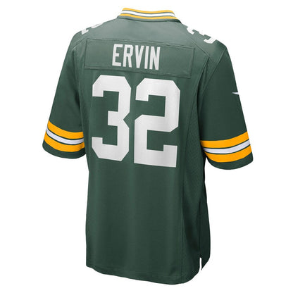 Green Bay Packers Tyler Ervin NFL jersey front view