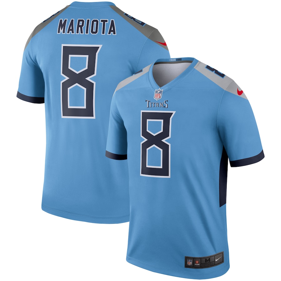 Tennessee Titans Marcus Mariota Legend NFL jersey front view