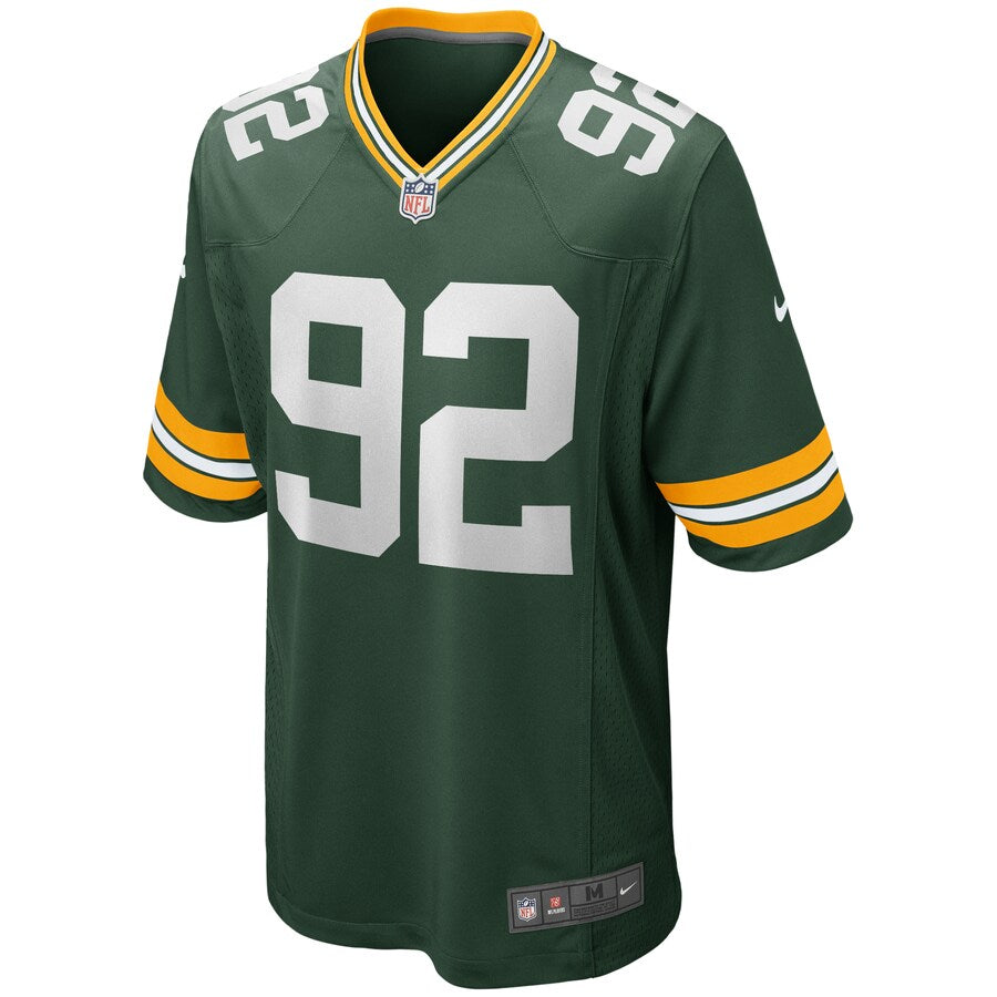 Green Bay Packers Reggie NFL jersey front view
