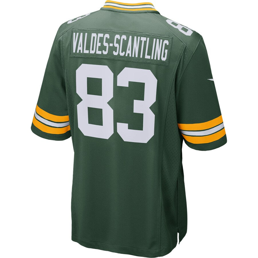 Green Bay Packers Marquez Valdes Scantling NFL jersey front view