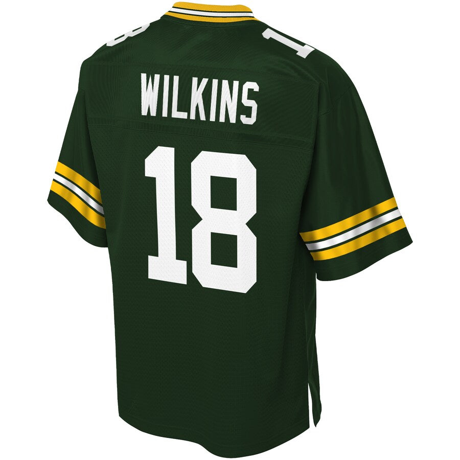 Green Bay Packers Manny Wilkins NFL jersey front view