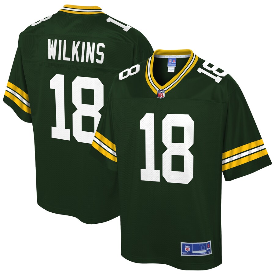 Green Bay Packers Manny Wilkins NFL jersey front view