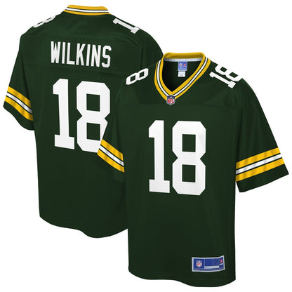 Green Bay Packers Manny Wilkins NFL jersey front view