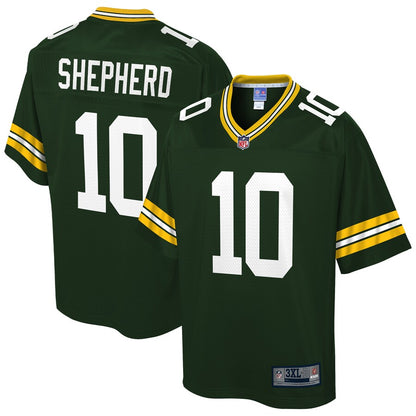 Green Bay Packers Darrius Shepherd Big Tall NFL jersey front view