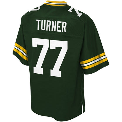 Green Bay Packers Billy Turner Big Tall NFL jersey front view