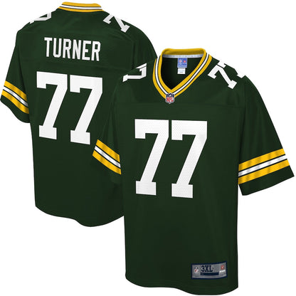 Green Bay Packers Billy Turner Big Tall NFL jersey front view