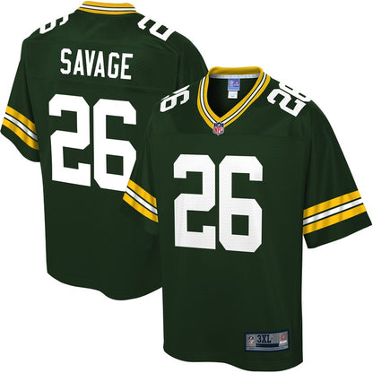 Green Bay Packers Darnell Savage Jr Big Tall NFL jersey front view