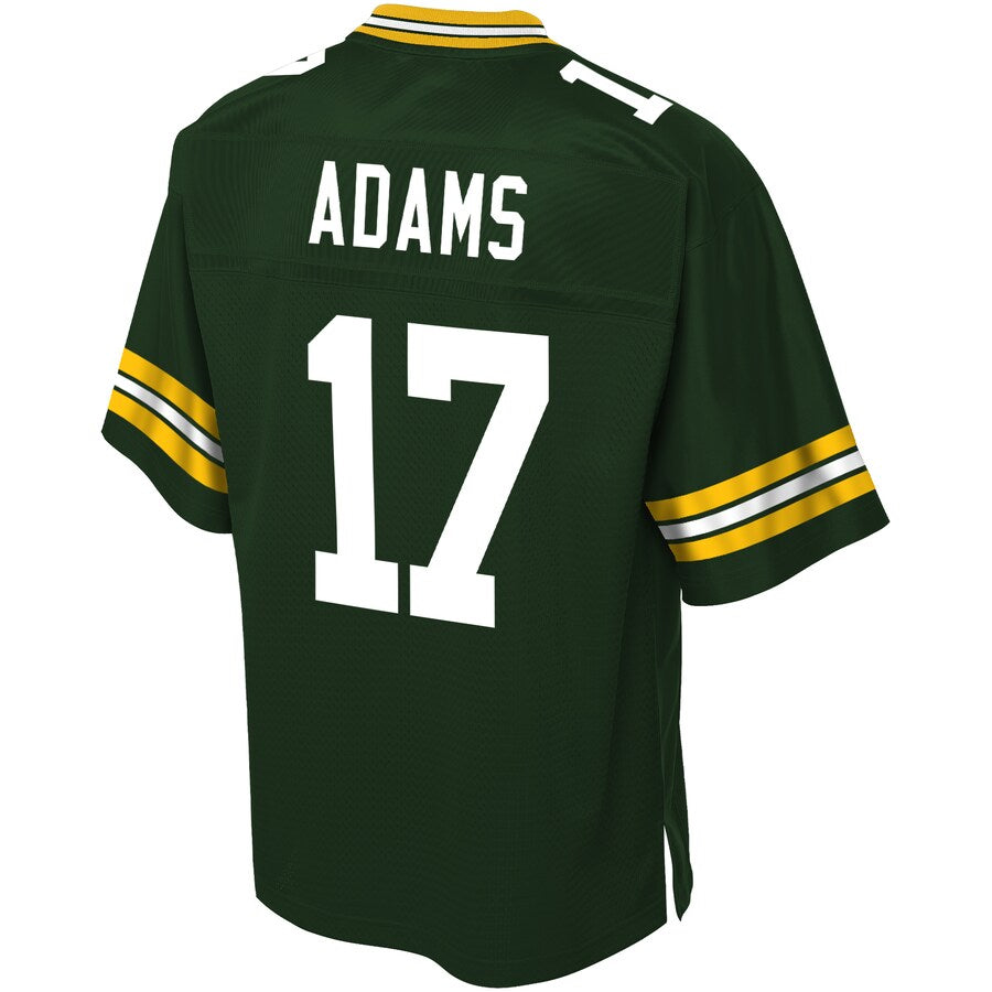 Green Bay Packers Davante Adams NFL jersey front view