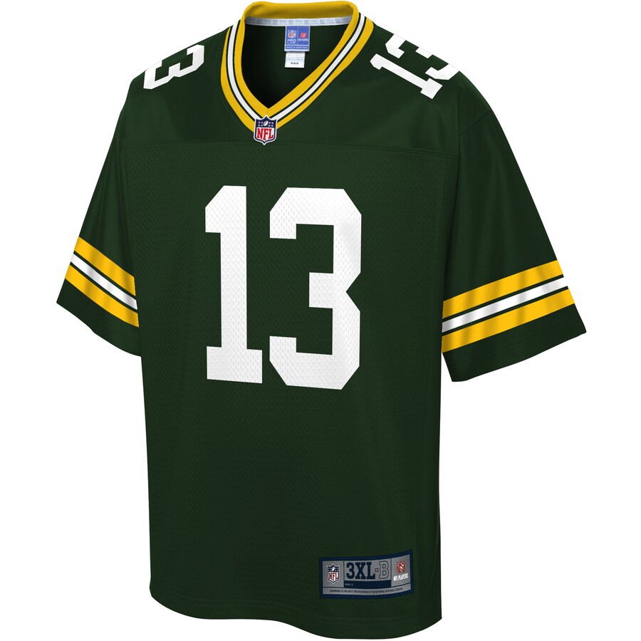 Green Bay Packers Allen Lazard Big Tall NFL jersey front view