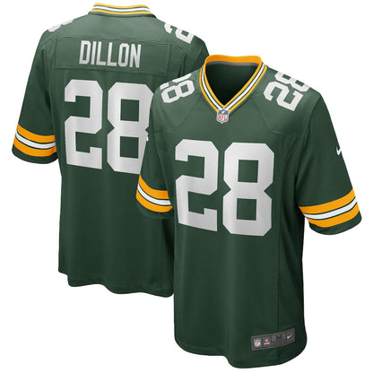 Green Bay Packers Aj Dillon NFL jersey front view