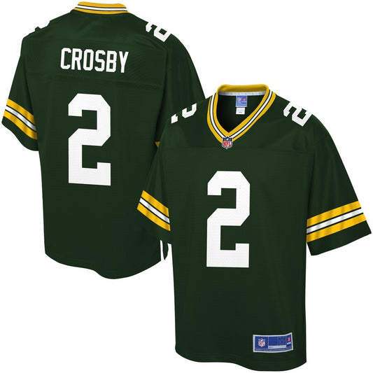 Green Bay Packers Mason Crosby NFL jersey front view