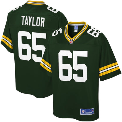 Green Bay Packers Lane Taylor NFL jersey front view