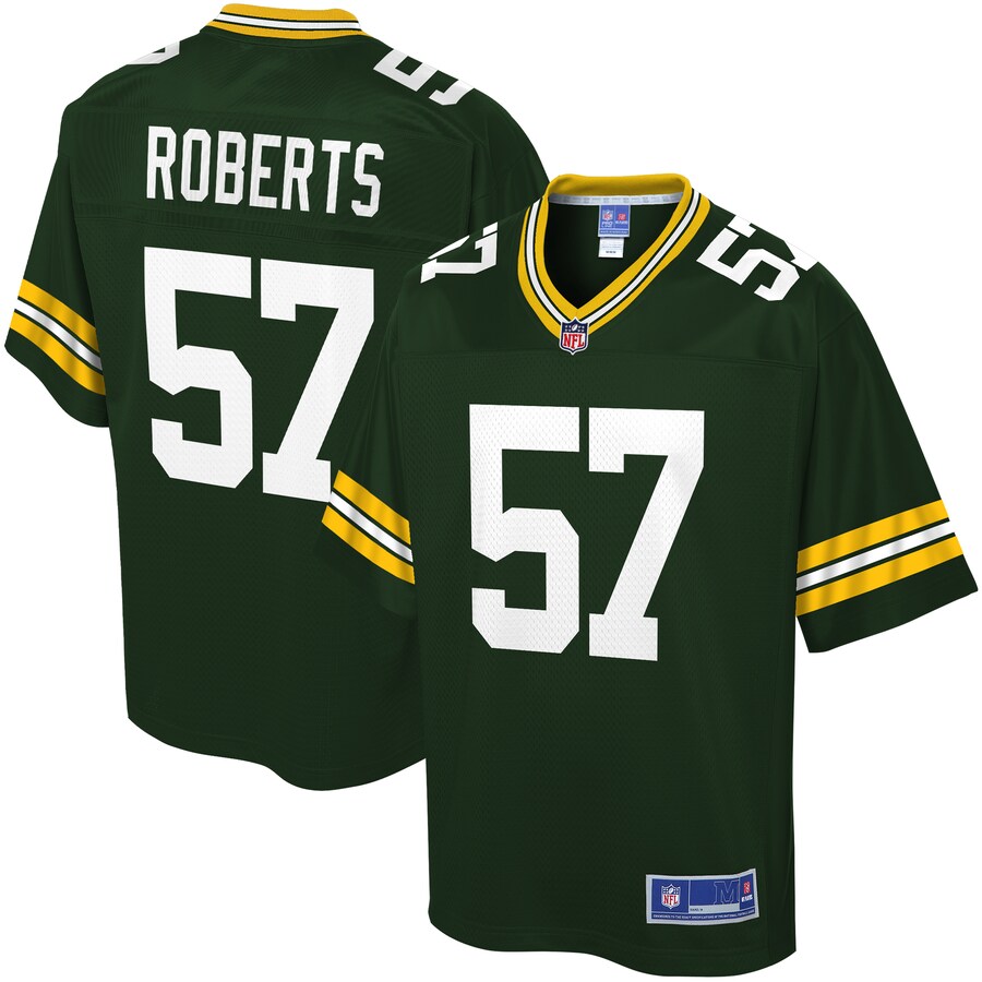 Green Bay Packers Greg Roberts NFL jersey front view