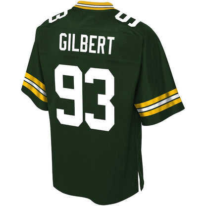 Green Bay Packers Reggie Gilbert Big Tall NFL jersey front view