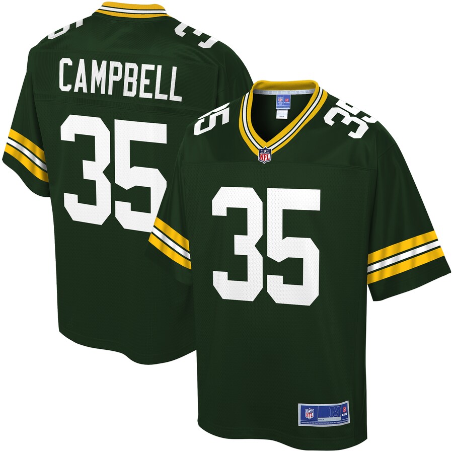 Green Bay Packers Ibraheim Campbell NFL jersey front view