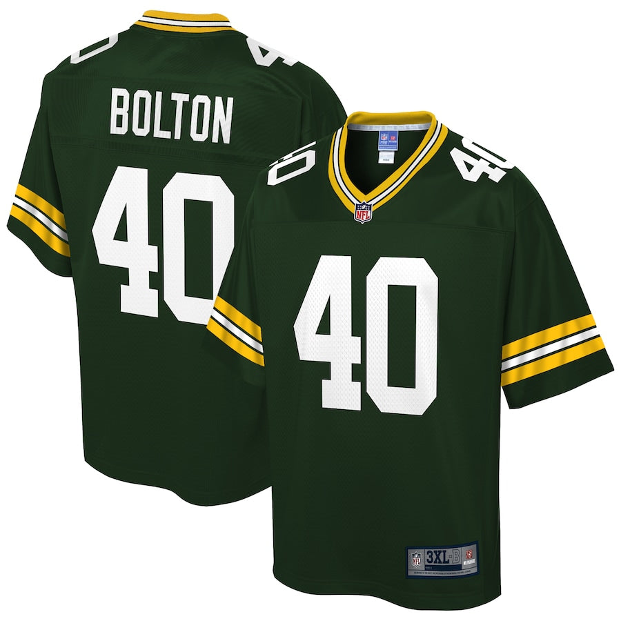 Green Bay Packers Curtis Bolton Big Tall NFL jersey front view