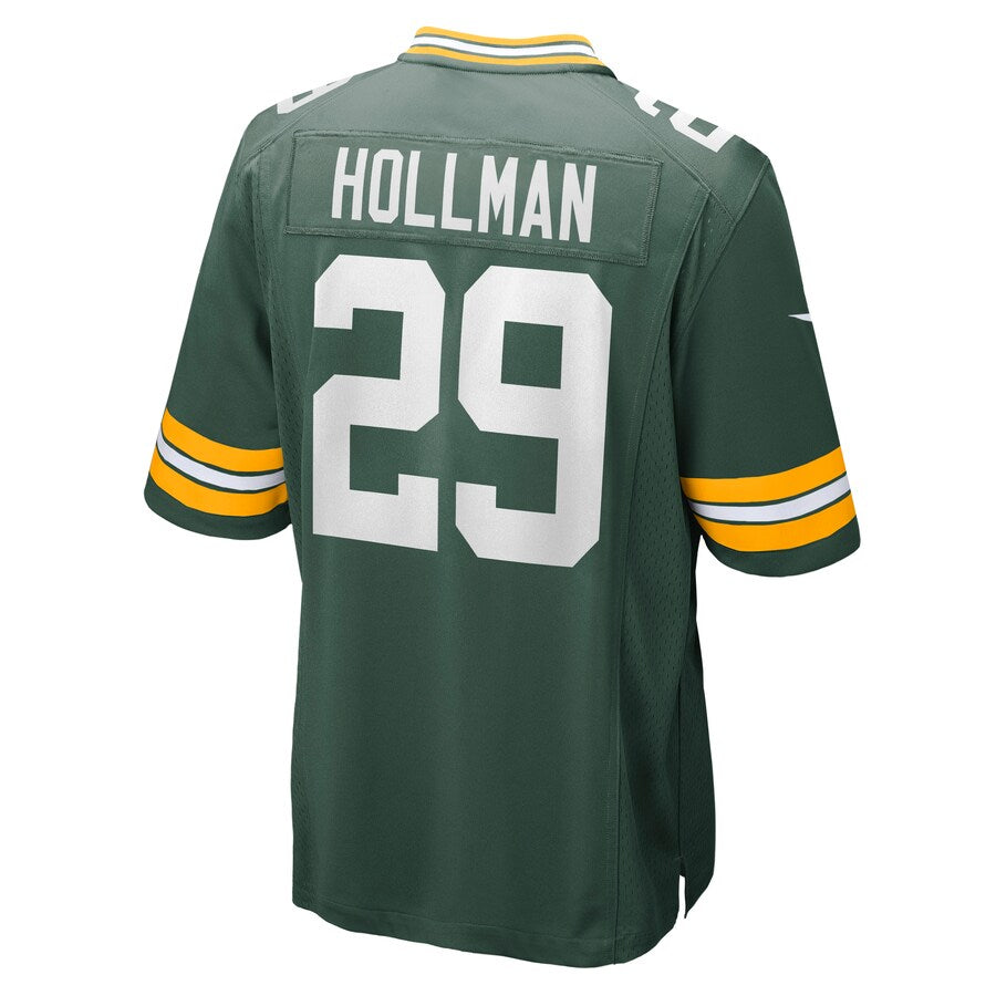 Green Bay Packers Kadar Hollman NFL jersey front view