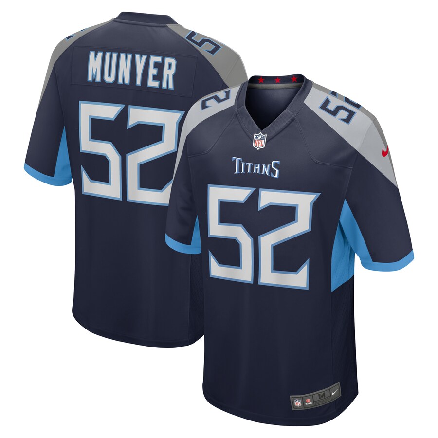 Tennessee Titans Daniel Munyer NFL jersey front view
