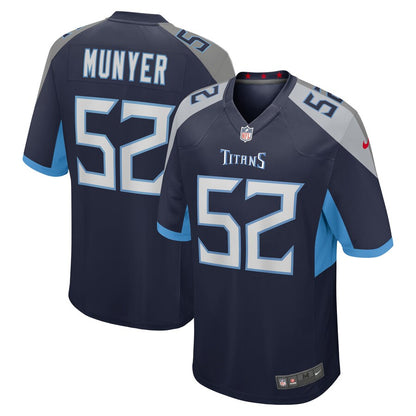 Tennessee Titans Daniel Munyer NFL jersey front view