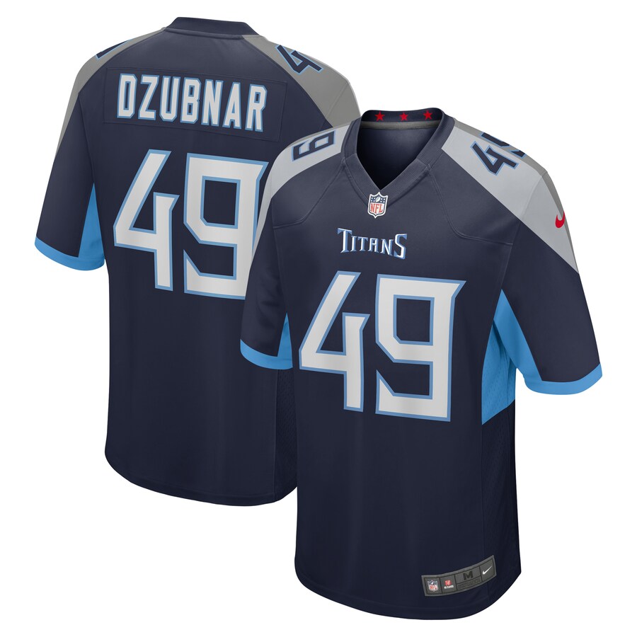 Tennessee Titans Nick Dzubnar NFL jersey front view