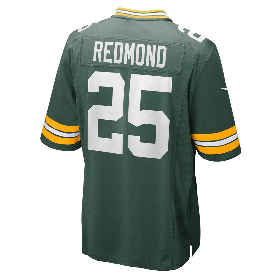 Green Bay Packers Will Redmond NFL jersey front view