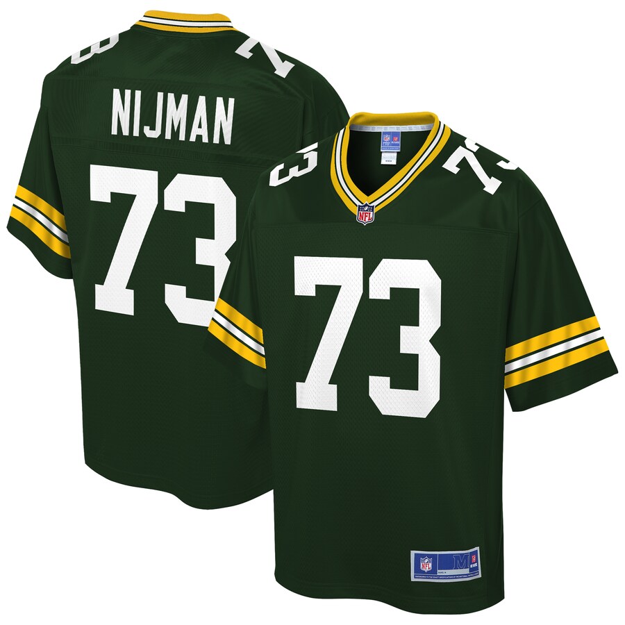Green Bay Packers Yosh Nijman NFL jersey front view