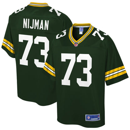Green Bay Packers Yosh Nijman NFL jersey front view
