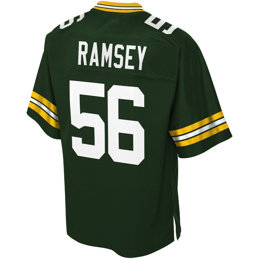 Green Bay Packers Randy Ramsey NFL jersey front view